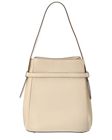 TOTEME | Womens | Belted Leather Bucket Bag | Beige