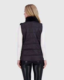 Mink Vest | Dark Gray