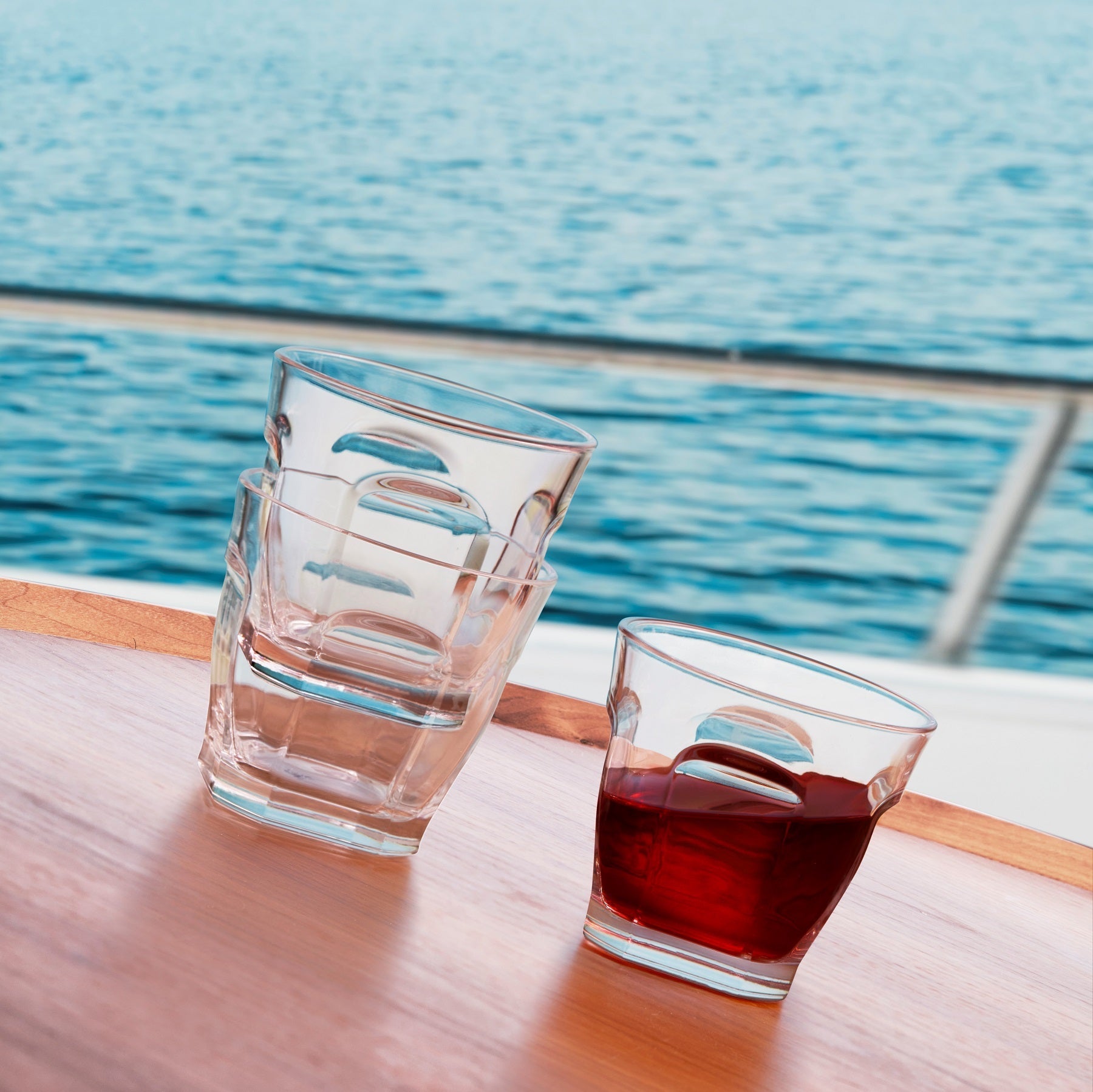 Ahoy Non-Slip Multipurpose Glass | Clear Crystal | Set of 4