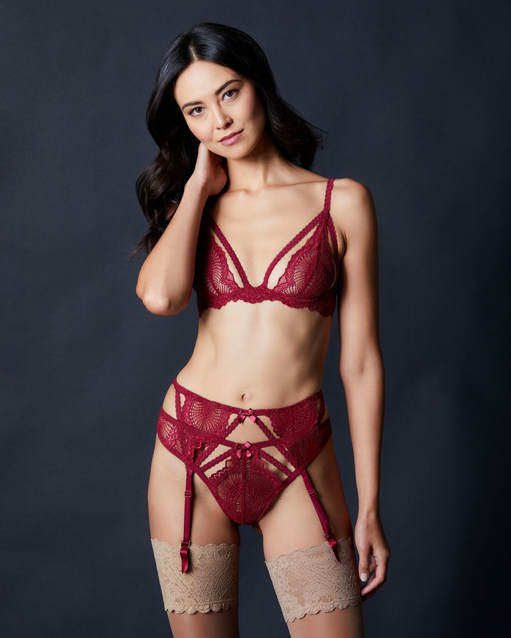 Natalia Underwire Bra | Bordeaux