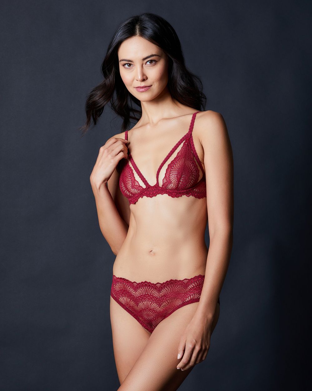 Natalia Underwire Bra | Bordeaux
