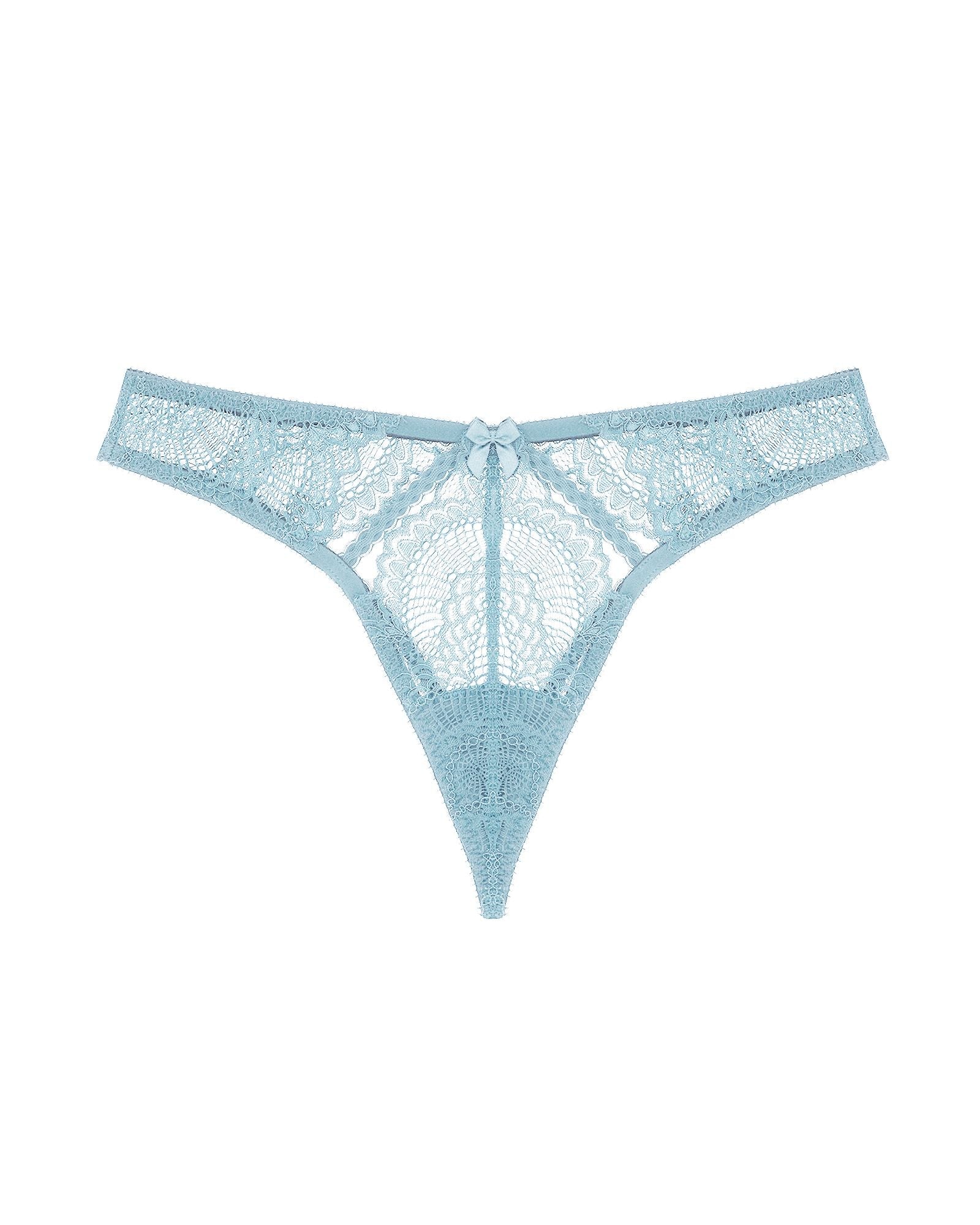 Natalia String Thong | Chambray