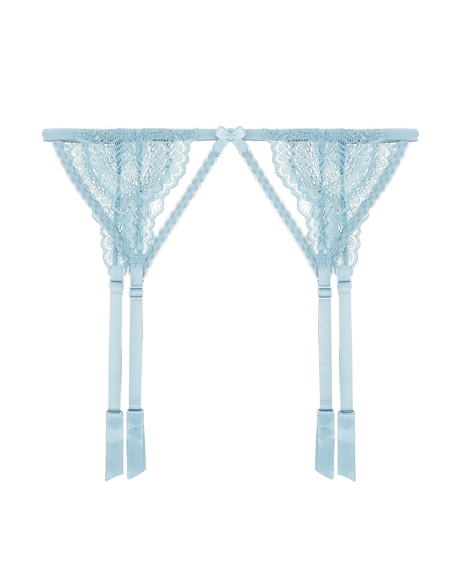 Natalia Suspender Belt | Chambray