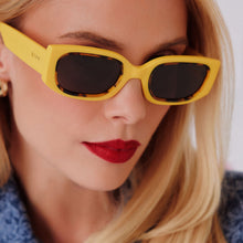 Unisex | Julien Low Profile Sunglasses | Citron | Tortoise/Chic Grey Lenses