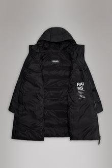 Rains Alta Longer Puffer Jacket Navy Jacket