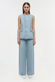 Womens | Charley Denim Top | Del Mar