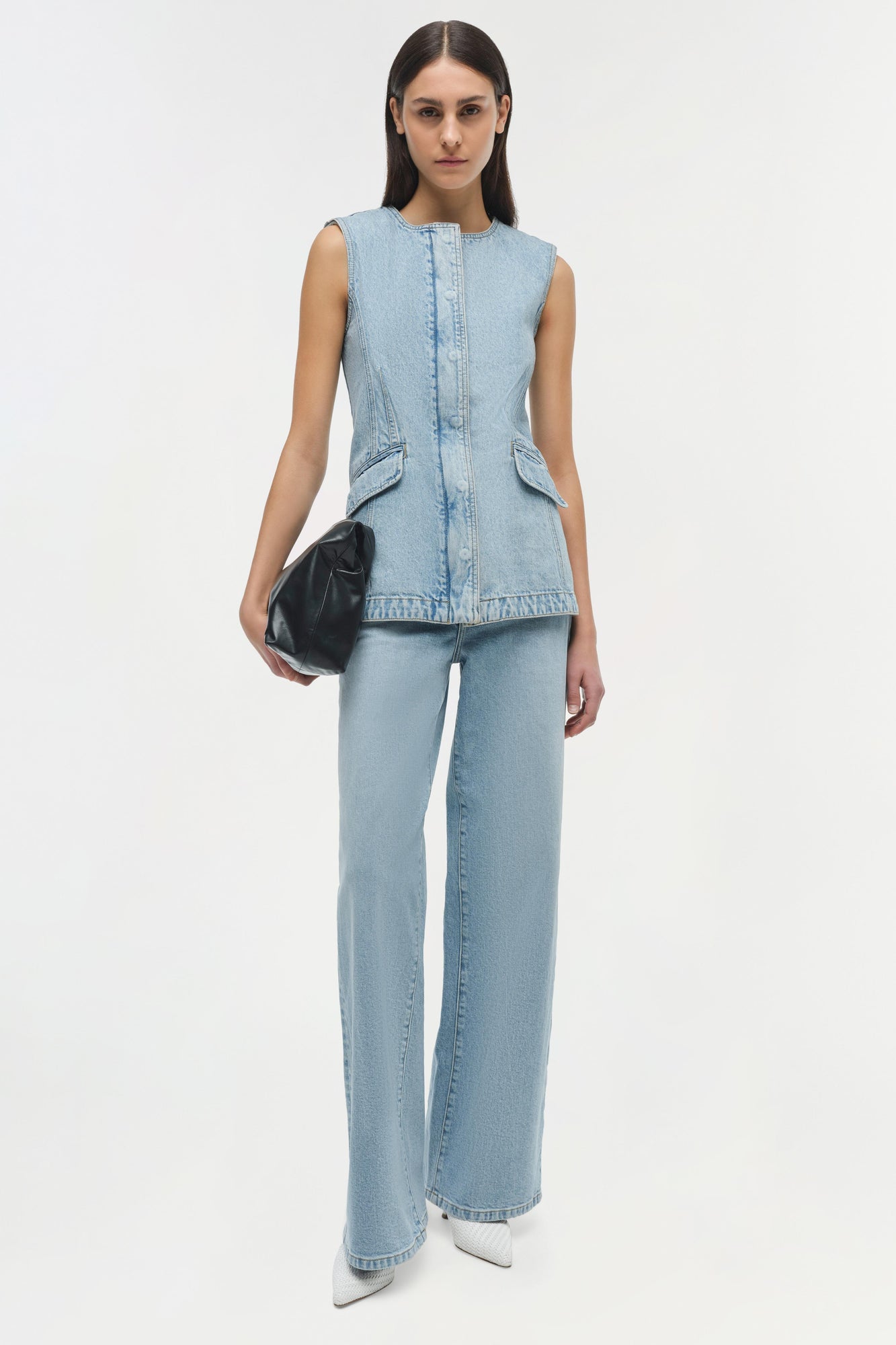 Womens | Charley Denim Top | Del Mar
