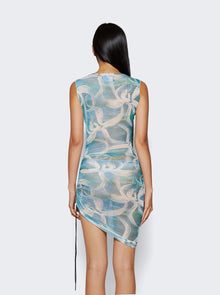Women | Louisa Ballou | Heatwave Dress | Blue With White Flowers