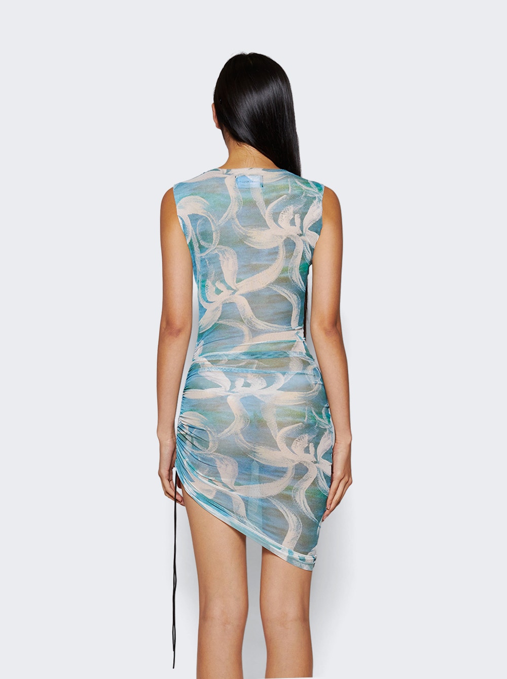 Women | Louisa Ballou | Heatwave Dress | Blue With White Flowers