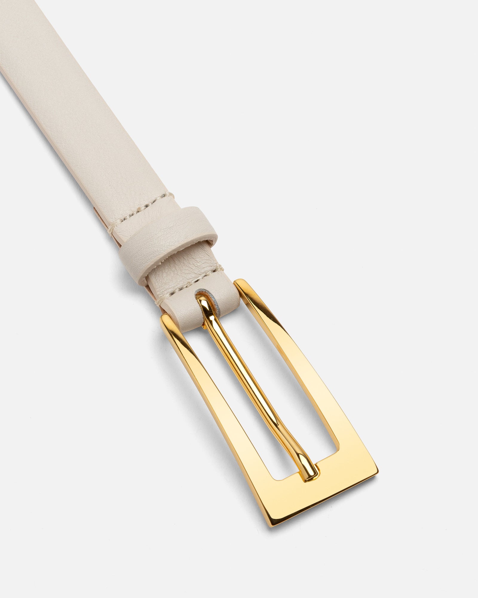 Mini No. 10 Belt | Linen/Gold