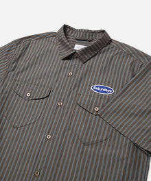 Dark Earth | Bruce Striped Work Shirt