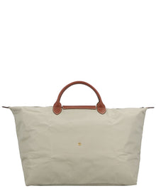 Longchamp | Womens | Le Pliage Original Large Canvas Travel Bag | Grey