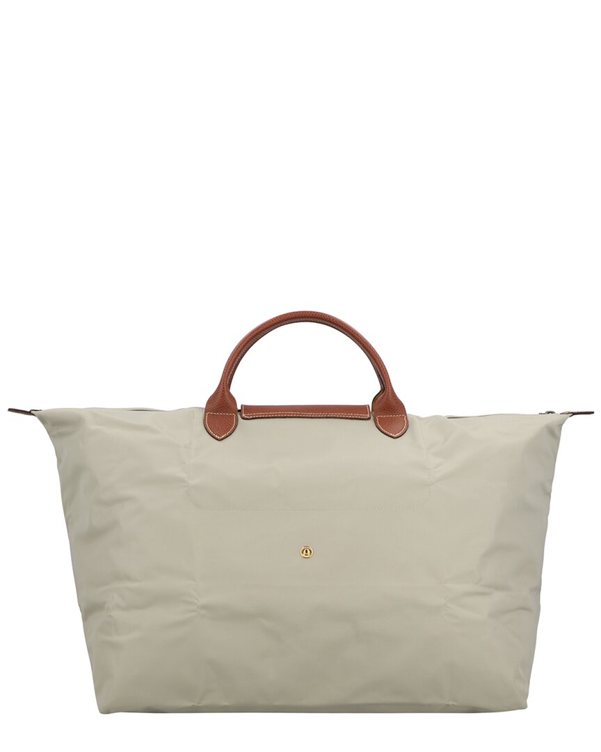 Longchamp | Womens | Le Pliage Original Large Canvas Travel Bag | Grey