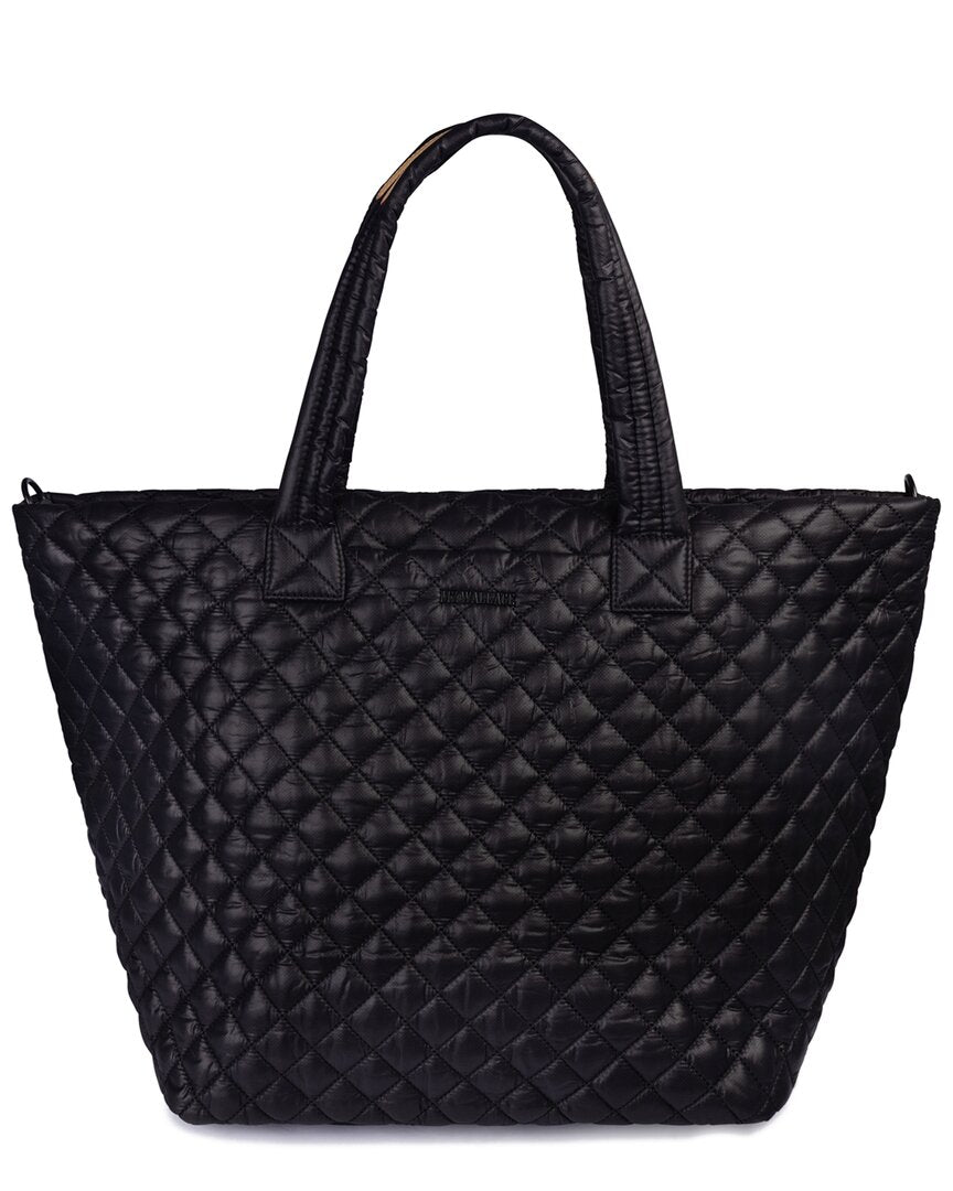 MZ Wallace | Womens | Large Metro Leather Tote Deluxe | Black