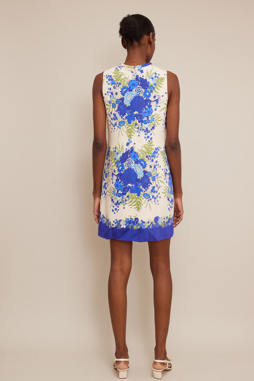 Mackenzie Dress | Evening Blue Bombay Bouquet