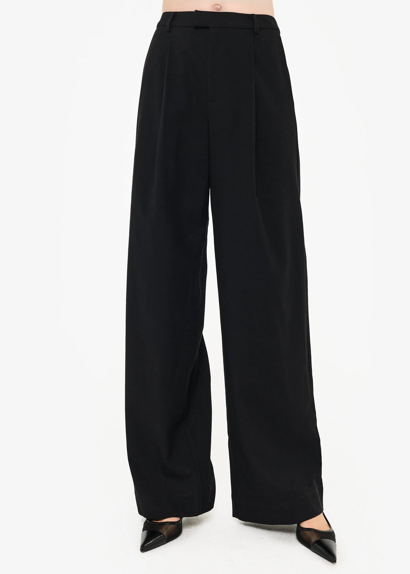 Rosheen Wide Leg Pant | Black