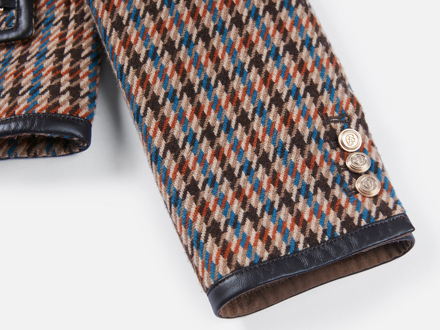 Houndstooth Jacket | Brown