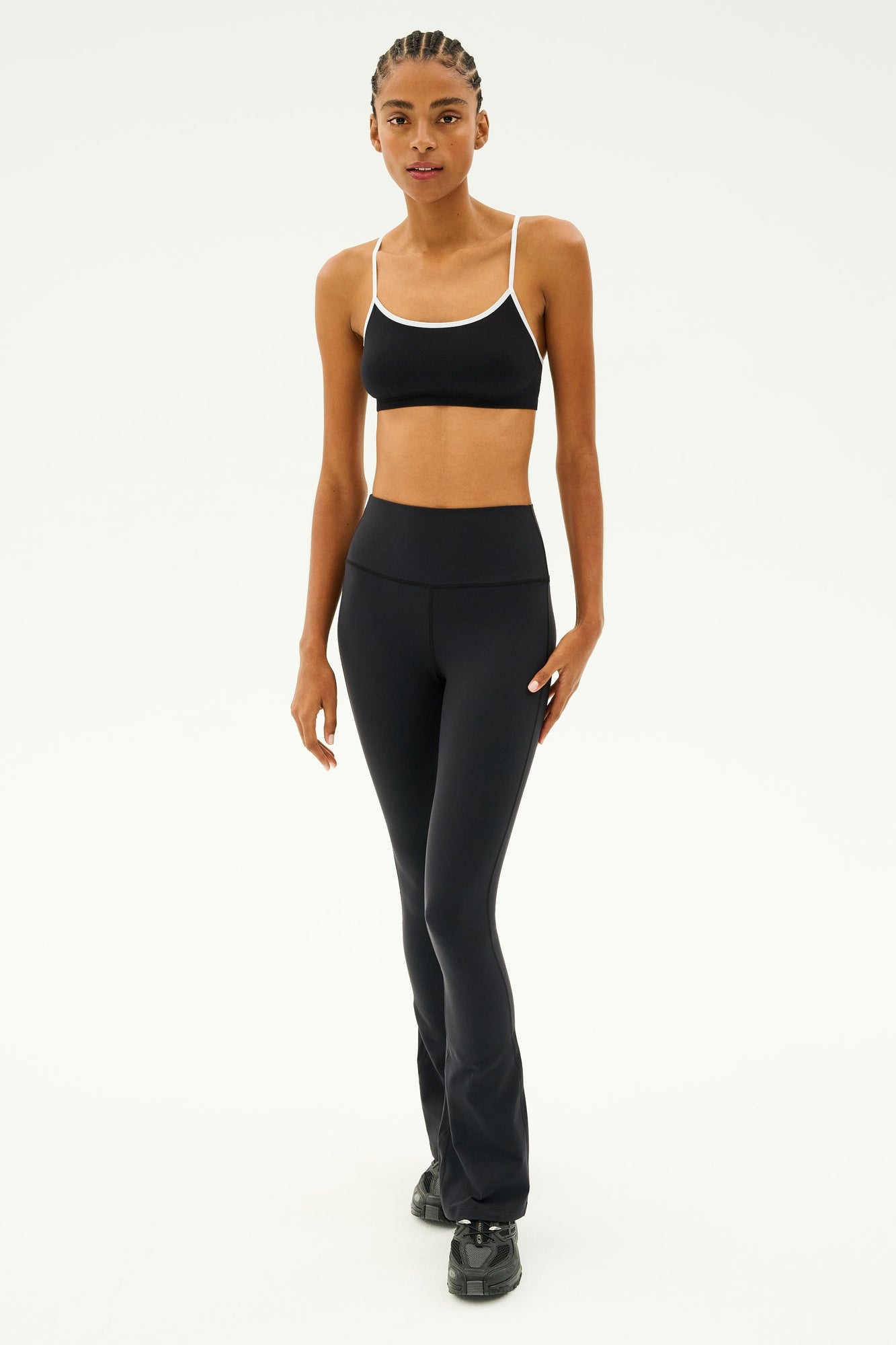 Loren Seamless Bra | Black x White