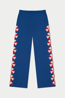 Blue Umbrella Knit Pant | Blue