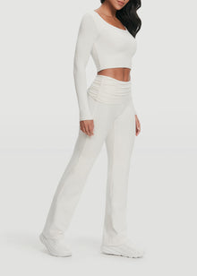 Soft Seamless Lounge Pants | White