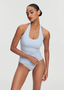 Halter Neck Tank Top | Sky Blue