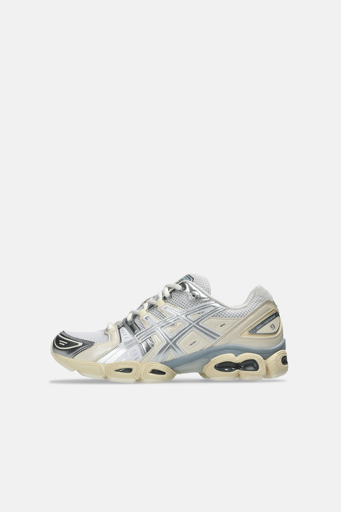 Asics | Gel-Nimbus 9 Shoes | White/Pure Silver