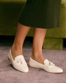 Enfiis Off White Loafer Flats | Off White