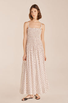 Speckled Fleur Poplin Dress | Suzanne Fleur Snow Combo