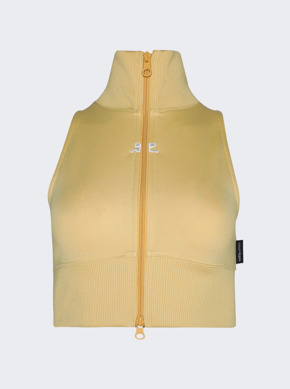 Women | Courrèges | Cropped Interlock Tracksuit Vest | Pollen
