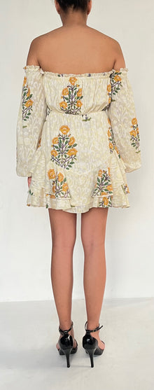 Hemant & Nandita | Off Shoulder Dress | White