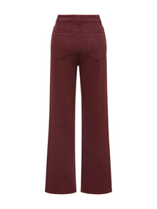 Slim Fit Pants | Burgundy