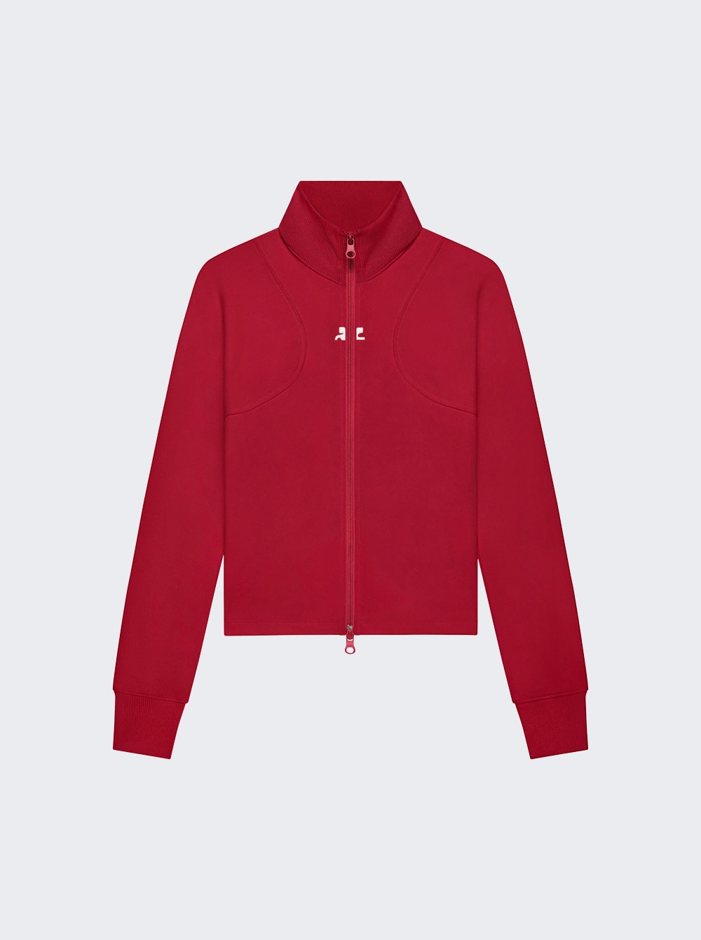 Women | Courrèges | Scuba Tracksuit Interlock Jacket Ruby | Red
