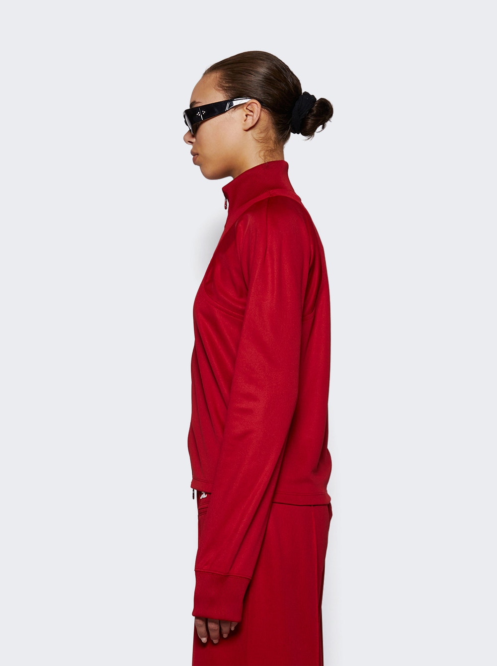 Women | Courrèges | Scuba Tracksuit Interlock Jacket Ruby | Red