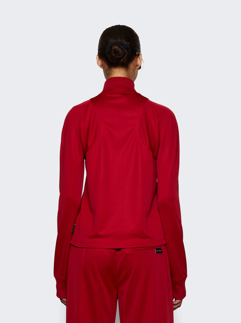 Women | Courrèges | Scuba Tracksuit Interlock Jacket Ruby | Red