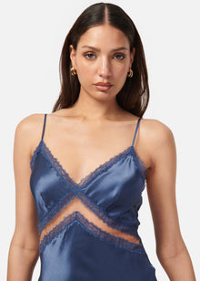 Delfina Dress | Stonewash