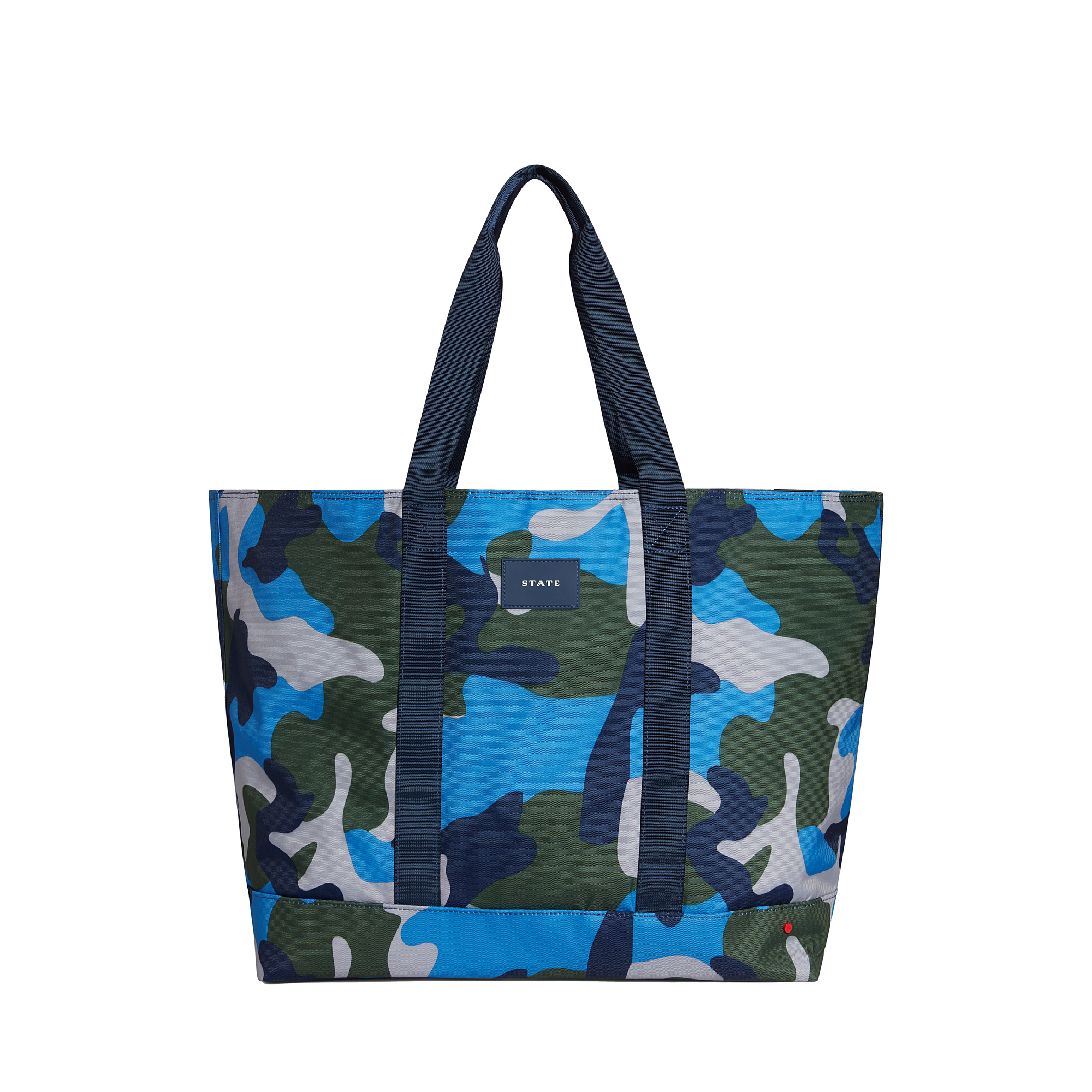 STATE Bags graham XL tote printed canvas camo front view click to zoom 