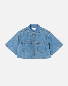 Womens | Oversized Crop Shirt | Barely Worn