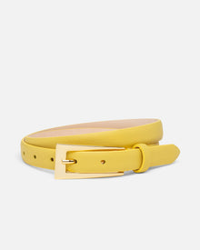 Mini No. 10 Belt | Canary Yellow/Gold