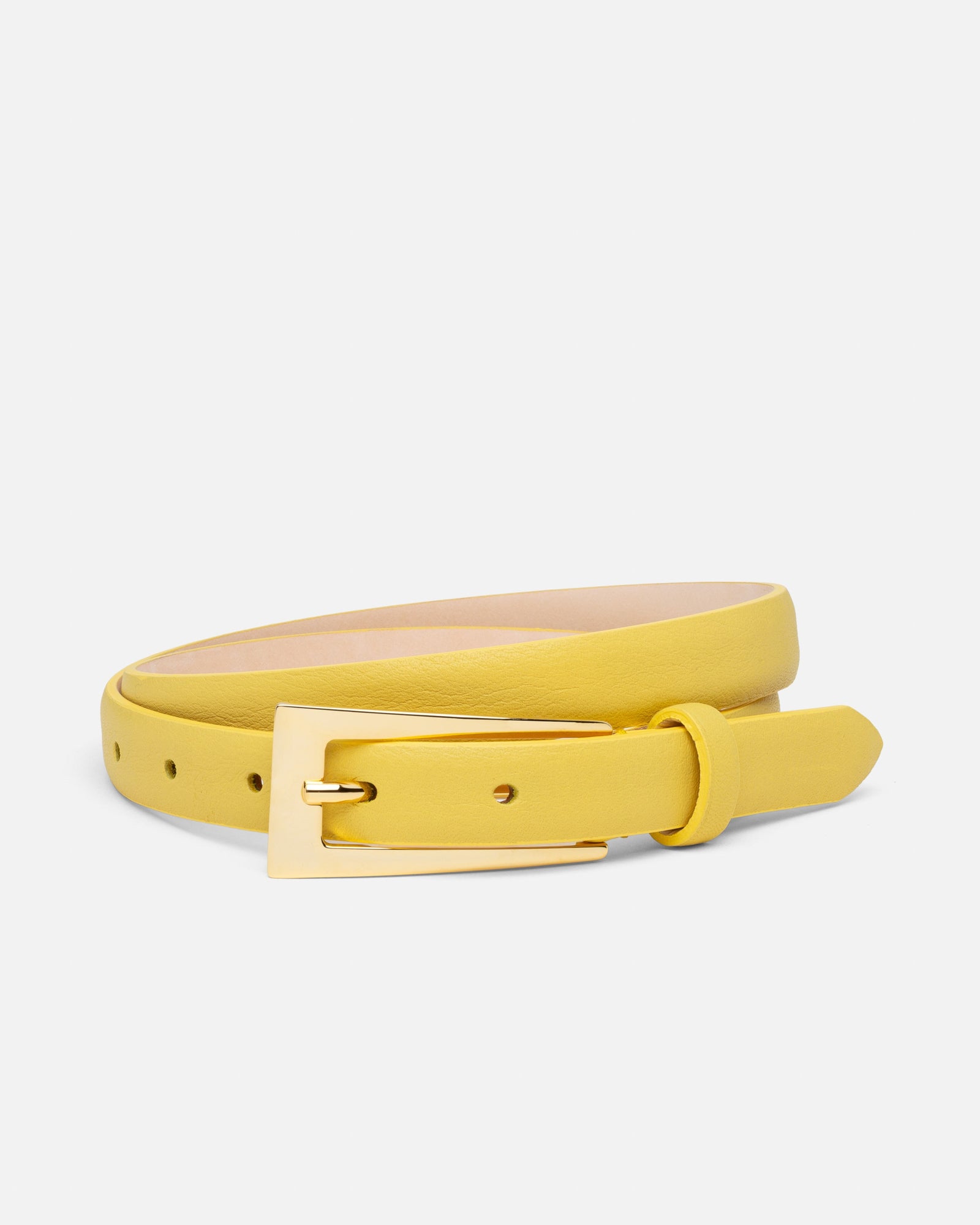 Mini No. 10 Belt | Canary Yellow/Gold