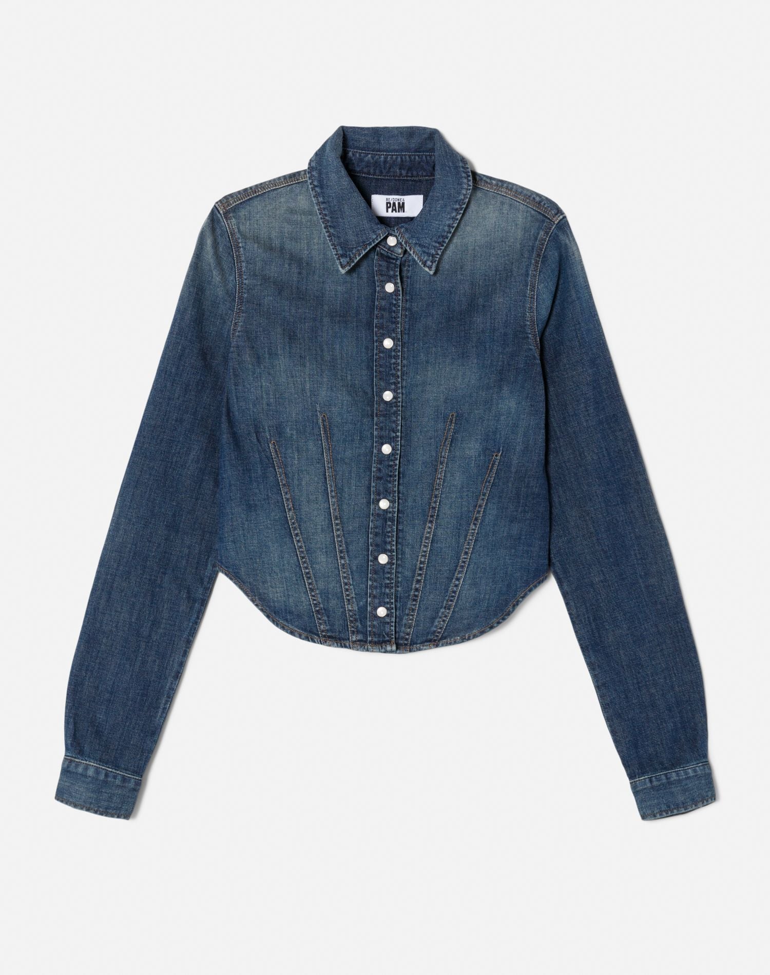 Fitted Denim Shirt | Vista Bay