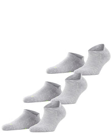 Unisex | Cool Kick 3-Bundle Sneaker Socks | Light Grey