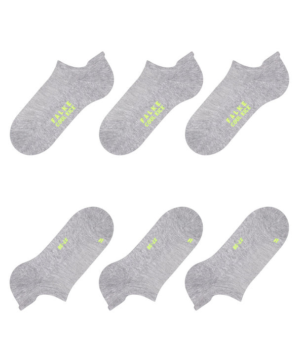 Unisex | Cool Kick 3-Bundle Sneaker Socks | Light Grey