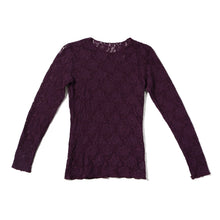 Signature Lace Long Sleeve Top | Stone Fruit (Purple)