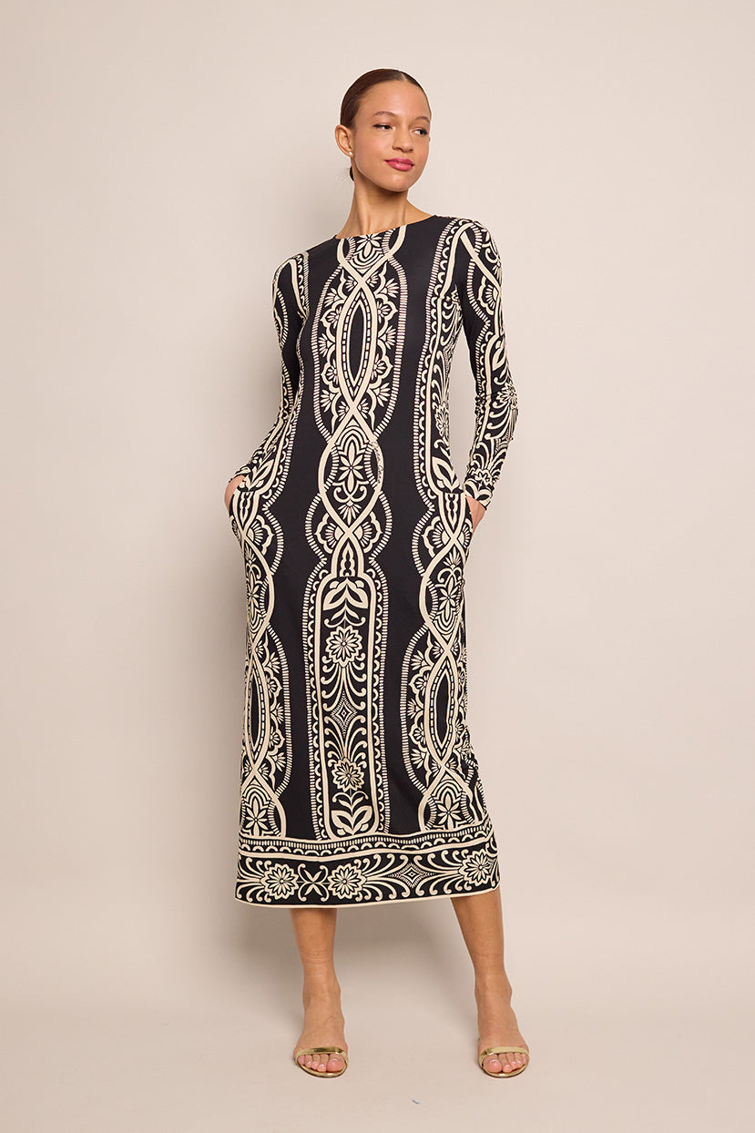 Women | Danae Dress | Rowan Black