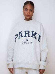 Parke Varsity Mockneck | Classic Grey/Vintage
