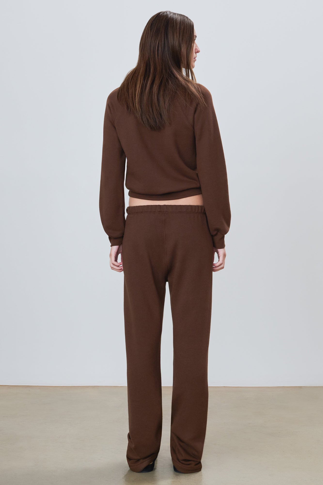 Straight Leg Sweatpant | Chocolate