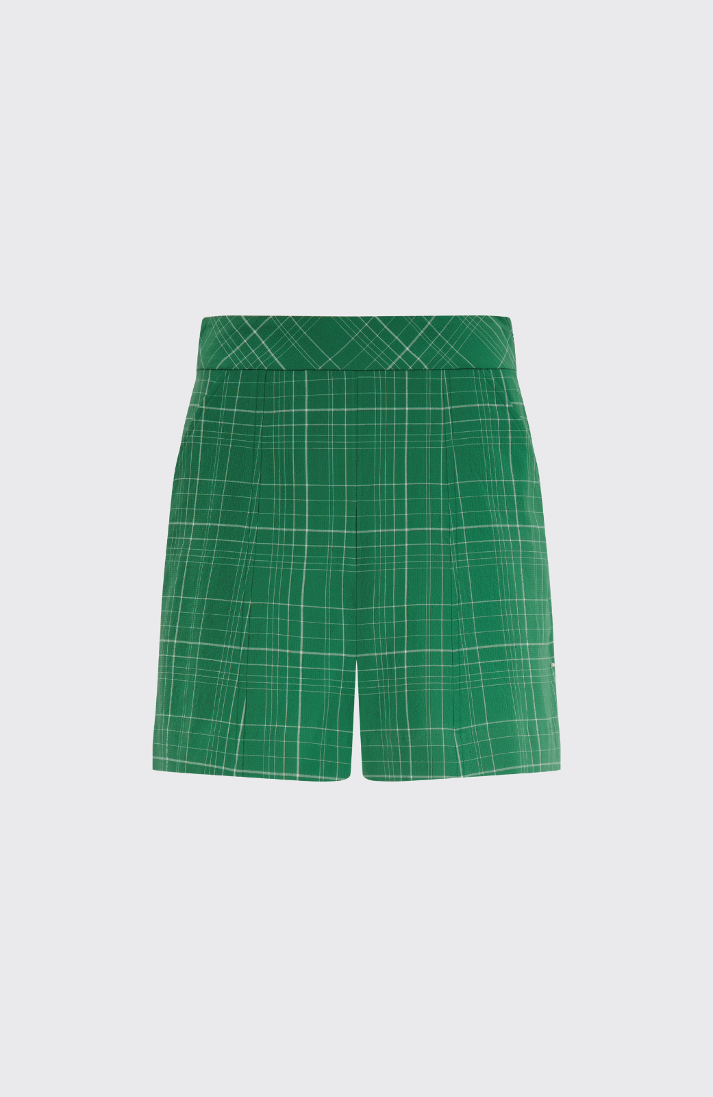 Stretch Seersucker Short | Green