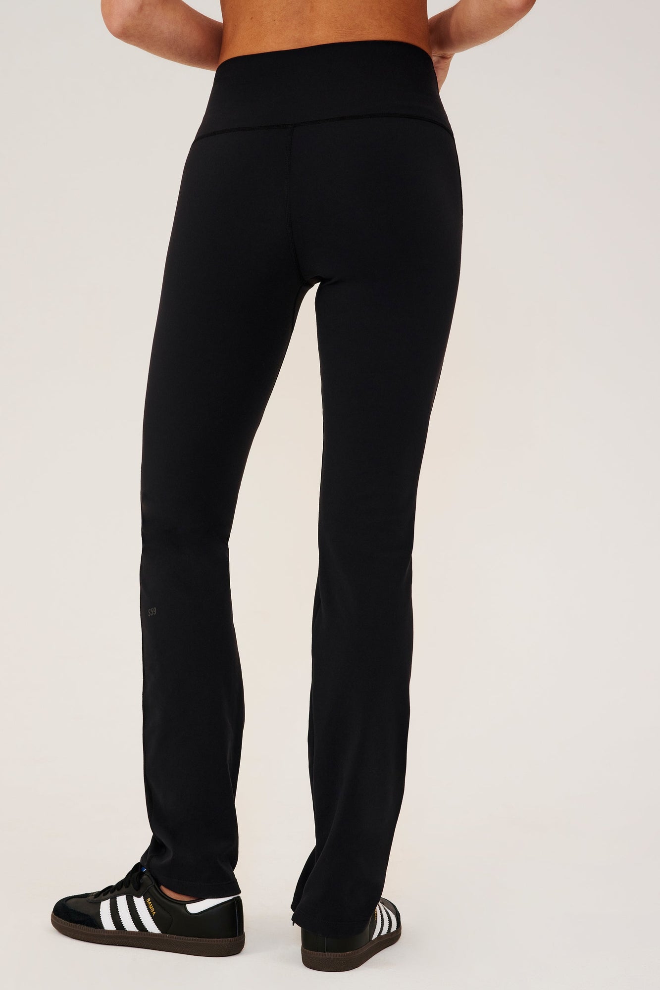 Raquel High Waist Straight Leg w/Zipper | Black