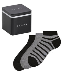 Mens | Happy Box 3-Pack Ankle-High Sneaker Socks | Sortiment 1