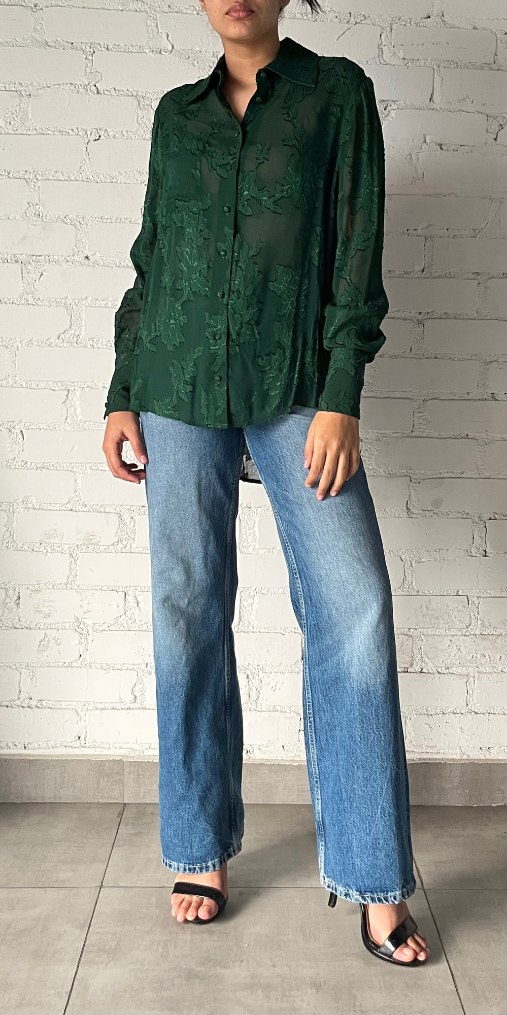 Hemant & Nandita | Full-Sleeve Shirt | Green